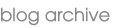 Blog Archive